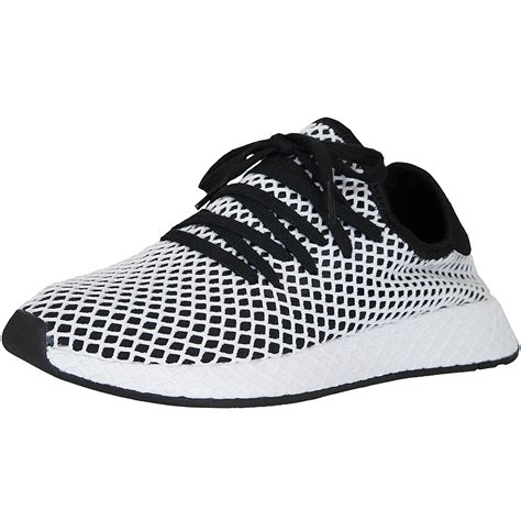 adidas deerupt kinder schwarz-weiß|originals.